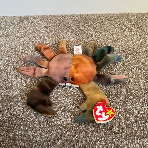 Ty Multicolor Stuffed Crab Toy Claude